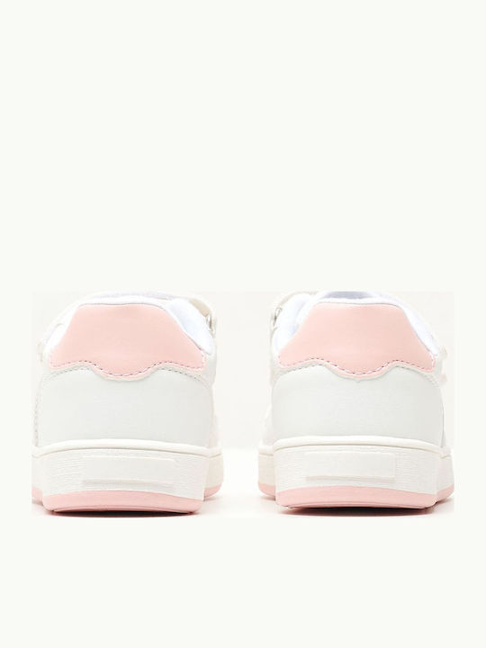 Kids Sneakers with Scratch White