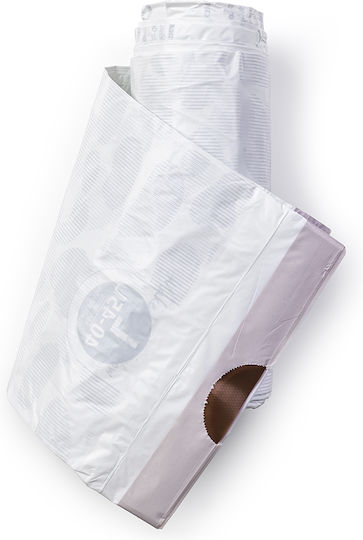 Brabantia Trash Bags Capacity 45lt with Drawstring PerfectFit 20pcs White