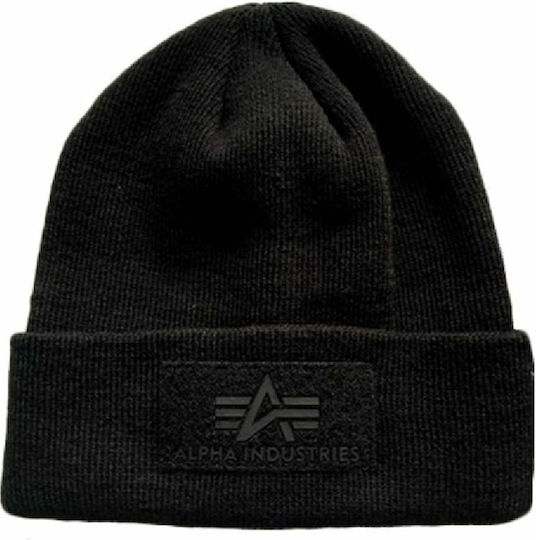 Beanie Männer Beanie Gestrickt in Schwarz Farbe