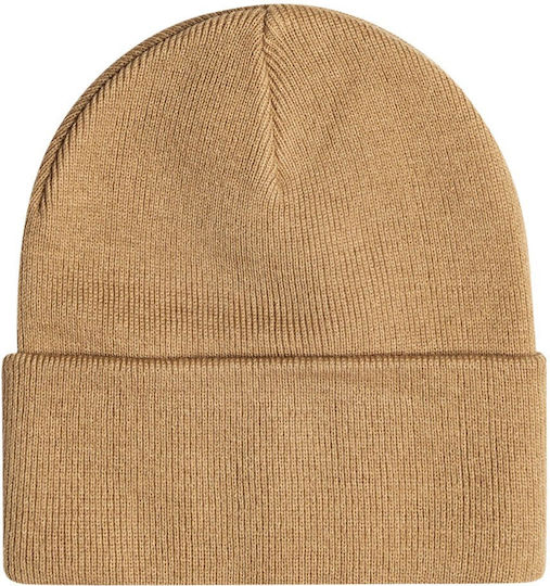 Dusk Beanie Beanie Knitted in Khaki color