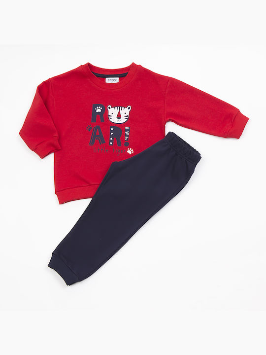 Trax Kinder Sweatpants Set - Jogginganzug Rot 2Stück