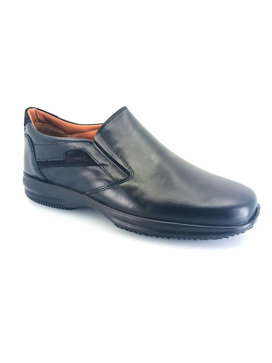 Boxer Piele Pantofi casual pentru bărbați Negre