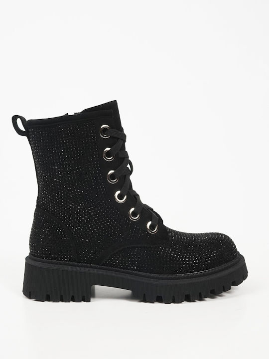 Stiefeletten Damen Schwarz