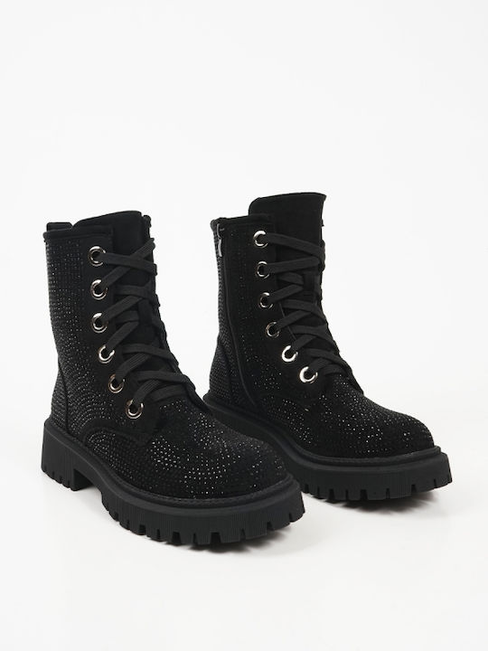 Stiefeletten Damen Schwarz