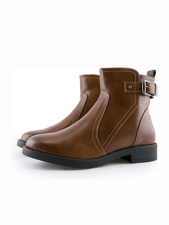 Love4shoes Women's Ankle Boots Tabac Brown