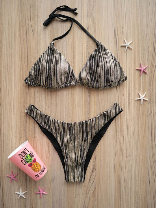 Set Bikini Τριγωνάκι Μαύρο