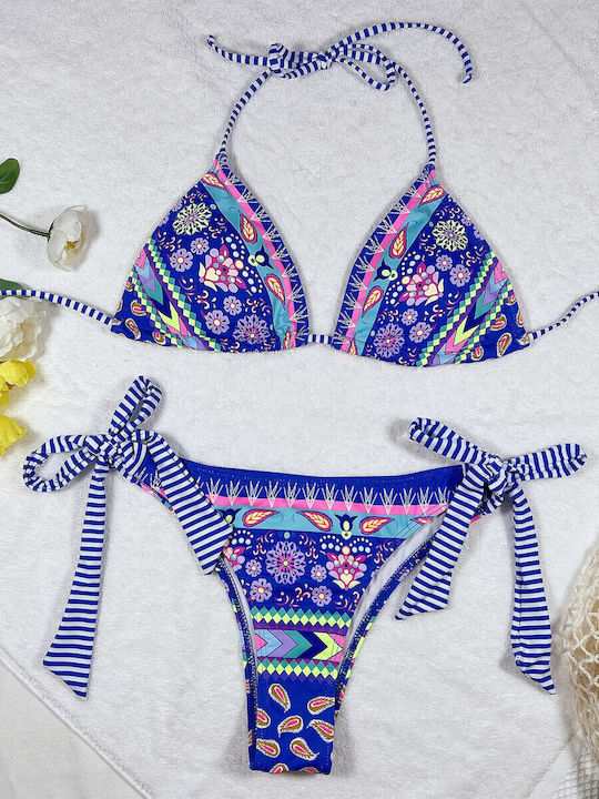 Miranda Bikini-Set Dreieck Blau