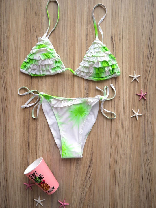 Set Bikini Τριγωνάκι Πράσινο