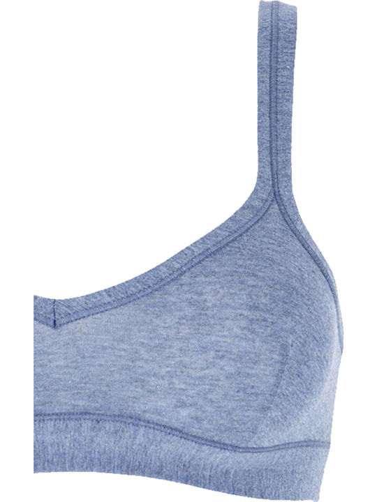 Blaues Sportliches Büstenhalter GD065 E220 K0014