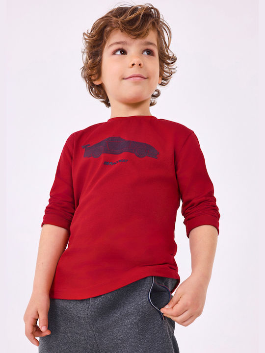 Mayoral Kids Blouse Long Sleeve Red