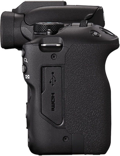 Canon EOS R50 Content Creator Kit Mirrorless Φωτογραφική Μηχανή Kit (RF-S 18-45mm f/4.5-6.3 IS STM) Μαύρη