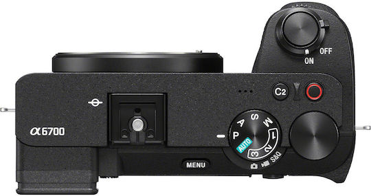 Sony a6700 Mirrorless Φωτογραφική Μηχανή Body Μαύρη