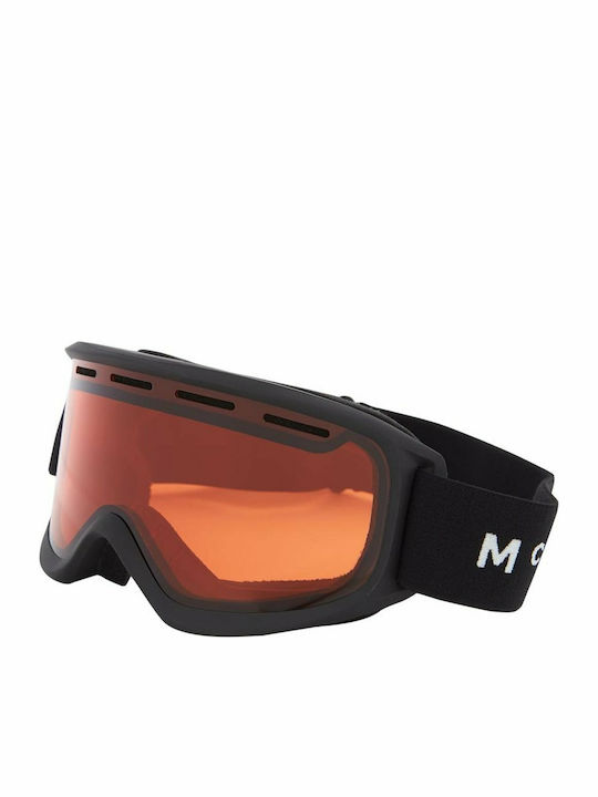 Mc Kinley Brave OTG Ski & Snowboard Goggles Kids Black with Lens in Orange Color