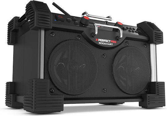 PerfectPro Rockhart Настолен Радиоприемник Акумулаторен DAB+ с Bluetooth Черен