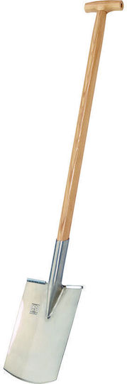 Lux Tools Flat Shovel with Handle 85cm and Metallic Handle