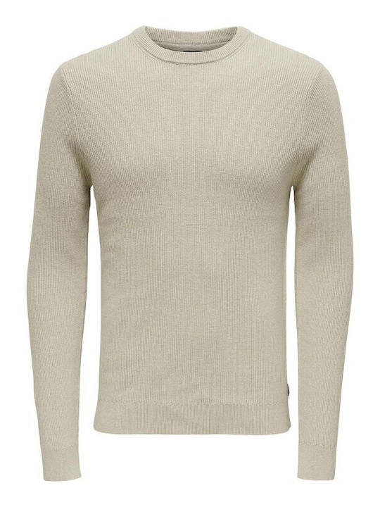 Long Sleeve Sweater Beige