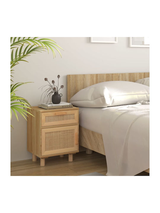 Bedside Tables of Solid Wood 2pcs 40x30x50cm
