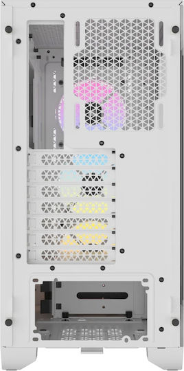 Corsair 3000D Airflow TG RGB Gaming Midi Tower Computer Case with Side Window White