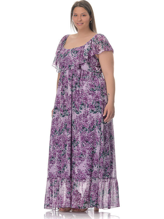 Rochii De Vară Pentru Femei Maxi Rochie Cu Volane Floral