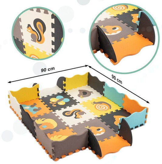 Loco Interactive Floor Puzzle with Colorful Animals 25 Pieces