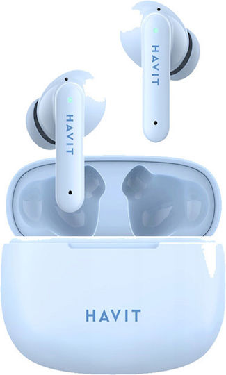 Havit TW967 In-ear Bluetooth Handsfree Earphones with Charging Case Blue