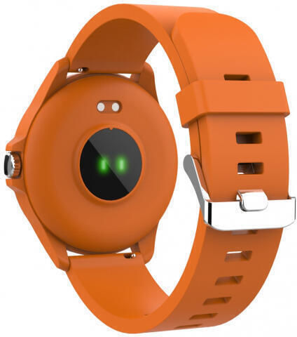 Forever Colorum CW-300 43mm Smartwatch με Παλμογράφο (Πορτοκαλί)