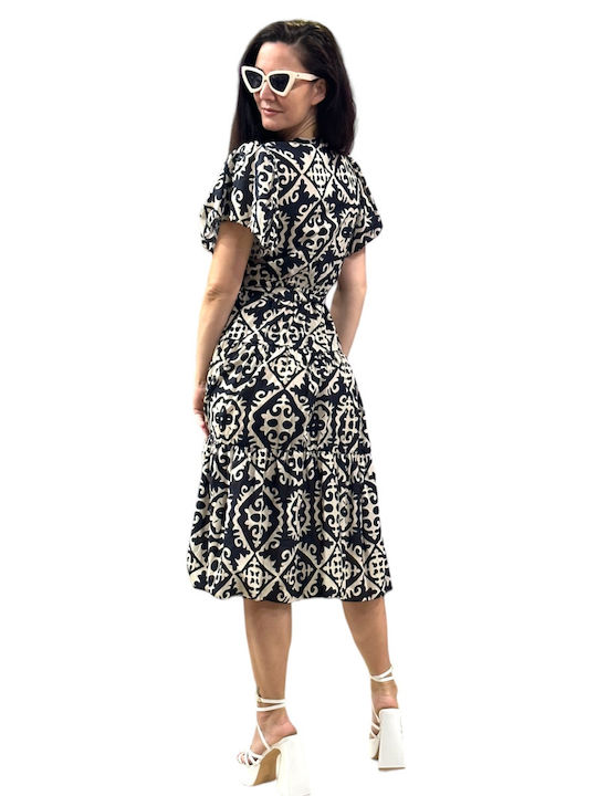 Summer Midi Dress Black