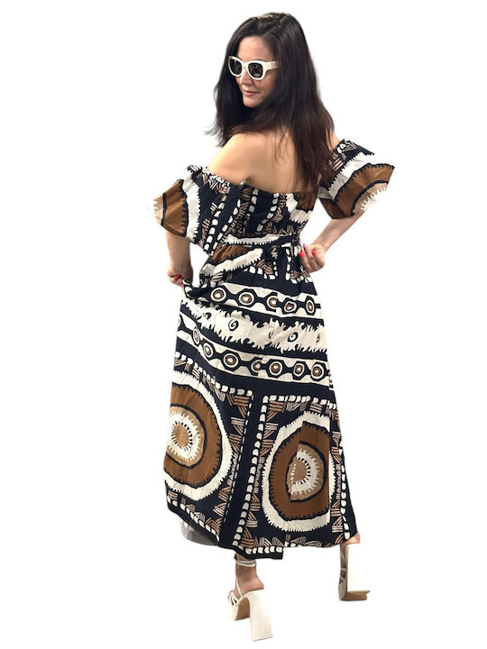 Summer Maxi Evening Dress Black
