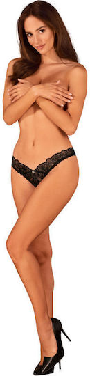 Obsessive Donna Dream Γυναικείο Sexy String Αυτοκινήτου Μαύρο