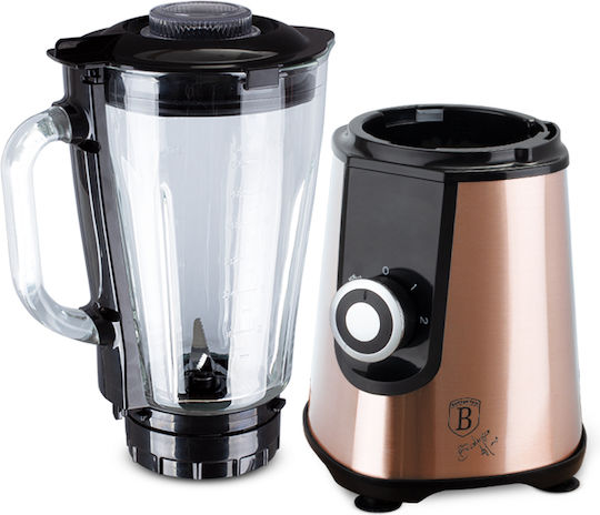 Berlinger Haus Rose Gold Collection Mixer mit Glas Kanäta 1,7 l 1000W Rosa