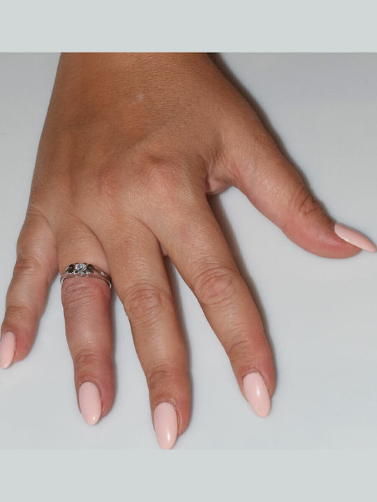 Bizoutaki Single Stone from Silver