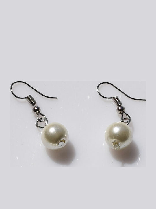 Bizoutaki Set with Necklace , Earrings & Bracelet from Brass with Pearls