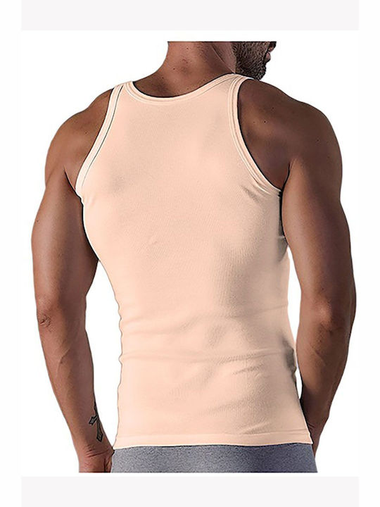 My Wrap Men's Sleeveless Undershirt Beige