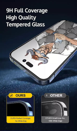 Zifriend 3D Full Face Tempered Glass (Galaxy A03)