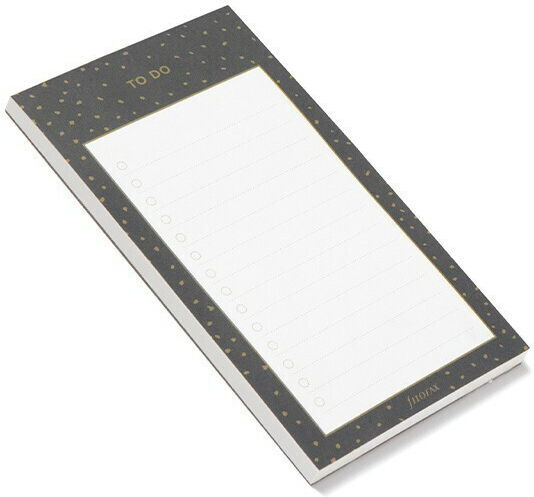 Filofax CONFETTI PERSONAL Κόλλες Αναφοράς A5 60 Φύλλων Ριγέ Μαύρες