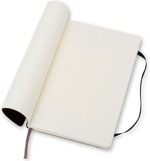 Moleskine Σημειωματάριο Ριγέ με Λάστιχο Μαύρο