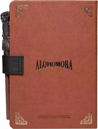 Logigraf Notebook 90 Sheets A5 with Dots and Pen Holder Brown