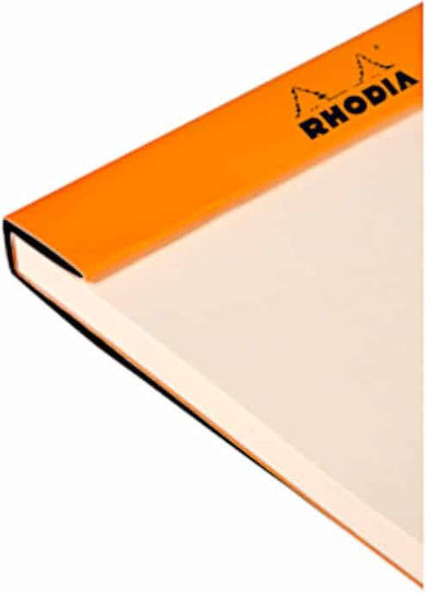 Rhodia Block No16 Notizbuch 70 Blätter A5 mit leeren Seiten Schwarz