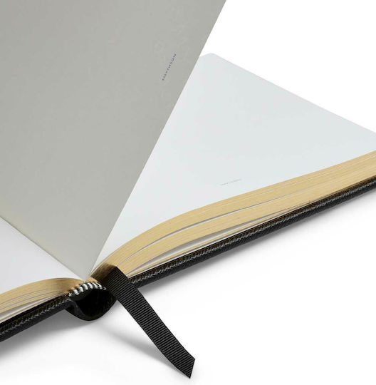 Smythson Σημειωματάριο με Λευκές Σελίδες Μαύρο