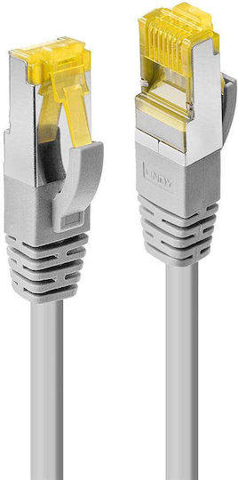 Lindy S/FTP Cat.6a Ethernet Network Cable 0.3m Gray 7pcs