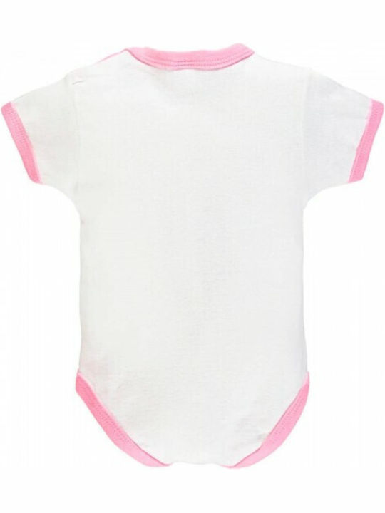 Ellepi Baby Bodysuit Underwear Set Short-Sleeved White