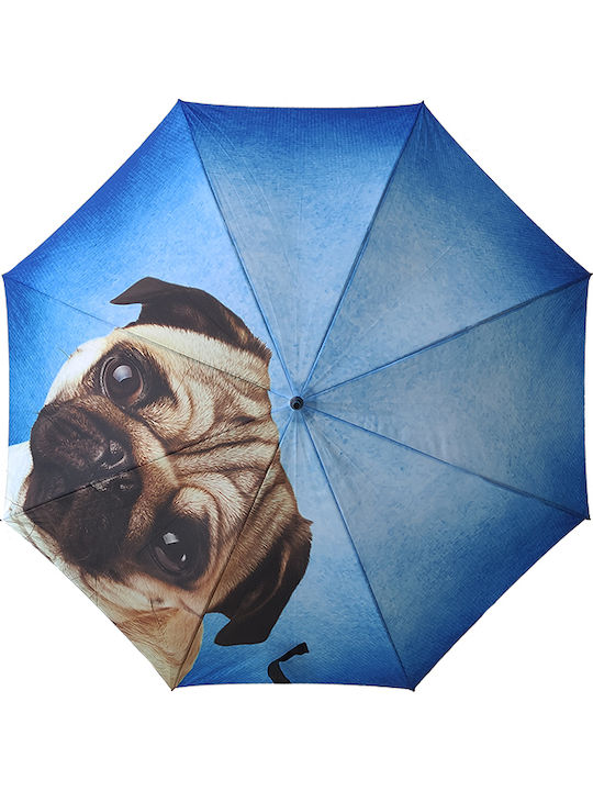 Doppler Regenschirm Kompakt Blau
