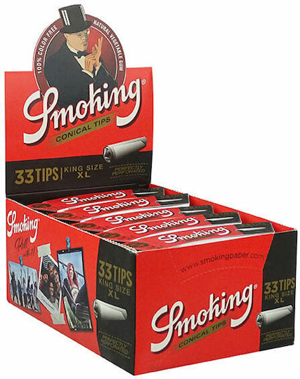 Smoking Τζιβάνες Κόκκινο 33τμχ