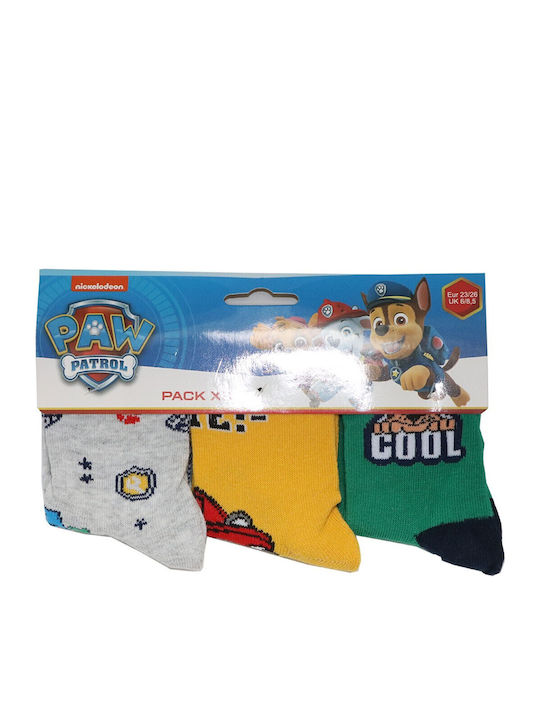 Nickelodeon Kids' Ankle Socks Green 3 Pairs