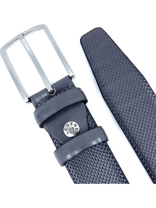 Men's Belt Leather Gray