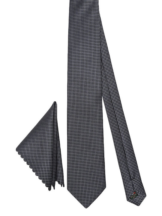La Pescara Men's Tie Monochrome Gray