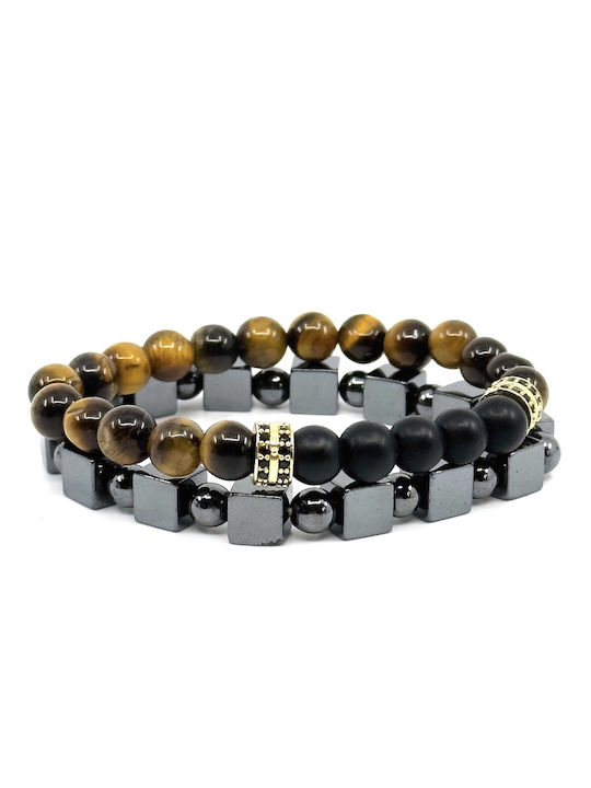 Legend Accessories Мъжка Подредба Гривни от Неръждаема Стомана 21см LGD-BR-2025/А