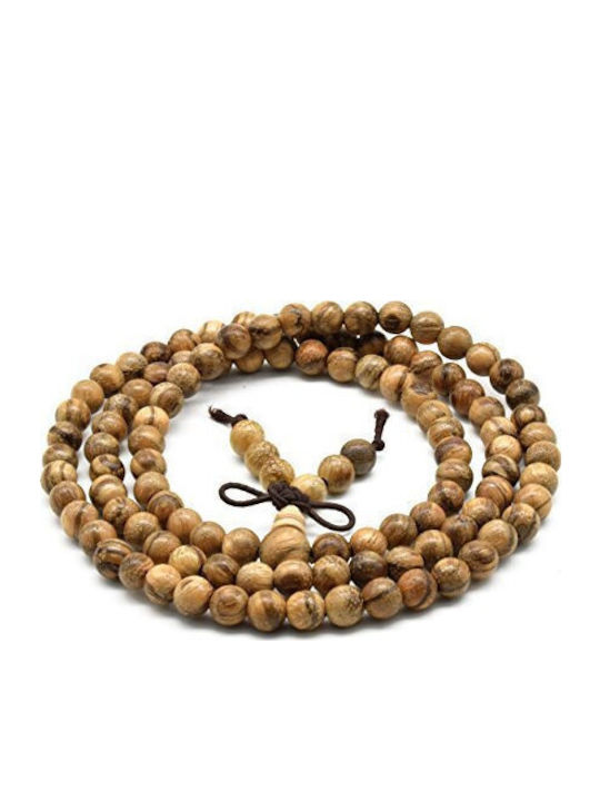 Yogi & Yogini Women's Bracelet with Agilawood Wooden Beads made of Cord