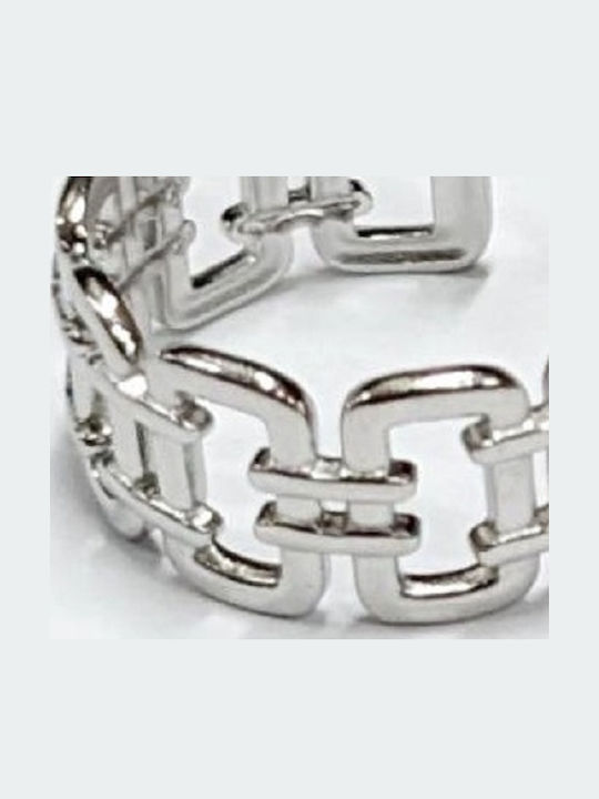 Kostibas Fashion Γυναικείο Δαχτυλίδι από Ατσάλι Επιχρυσωμένο