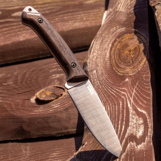 BPS Blackwell Messer Schwarz in Leder-Gehäuse